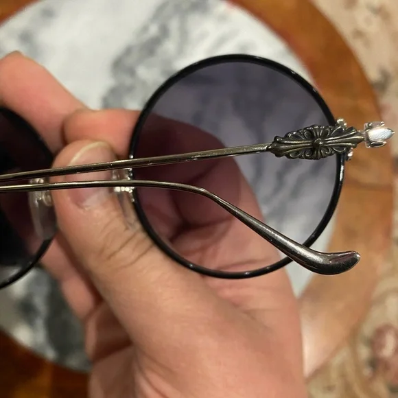 Rare Chrome Hearts Overeasy Sunglasses - Picture 3 of 9